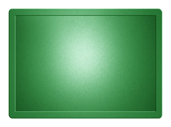 Green Metallic Plate — Stock Photo, Image