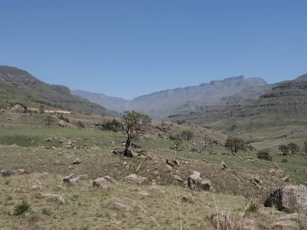 Ένα Ορεινό Τοπίο Στη Νότια Αφρική — Φωτογραφία Αρχείου