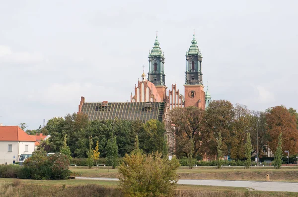 Poznan Poland Oct 2016 Beautiful View Historical Poznan Cathedral Poznan — Stock Photo, Image
