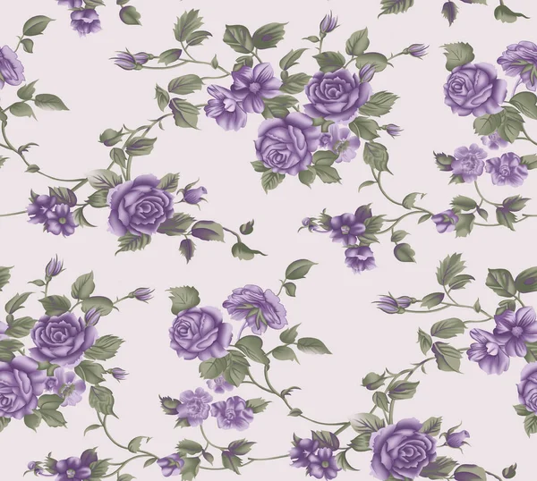 Closeup Shot Flower Pattern Wallpaper — Stock Photo, Image