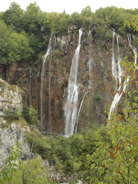 Národní Park Plitvická Jezera Plitvická Chorvatsko — Stock fotografie