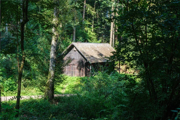 Uma Velha Casa Madeira Floresta Negra Alemanha — Fotografia de Stock