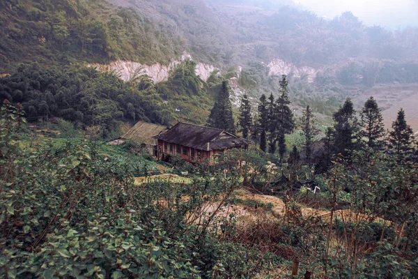 Een Traditioneel Vietnamees Lang Huis Vietnam — Stockfoto