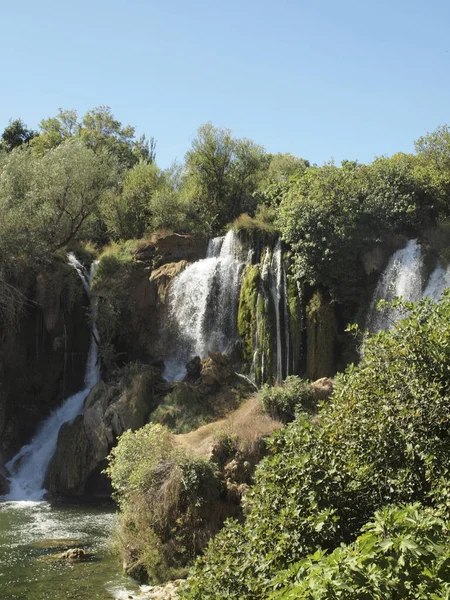 Uma Cachoeira Kravica Studenci Bósnia Herzegovina — Fotografia de Stock