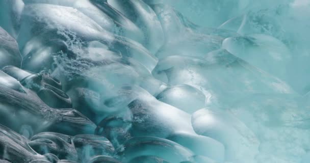 Issmältning Glaciären — Stockvideo