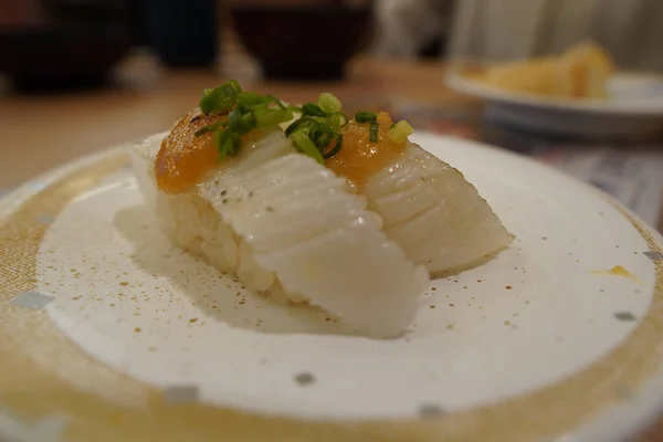 在餐馆里拍到的好吃的特写镜头 — 图库照片