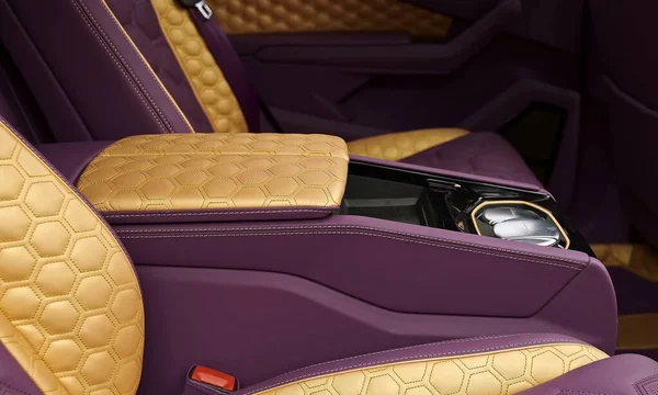 Berlín Alemania 2021 Lamborghini Urus Mansory Interior Lujo Cómodo Moderno — Foto de Stock