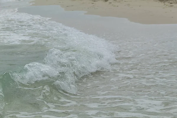 Beautiful Shot Ocean Waves Gloomy Day — Stock Photo, Image