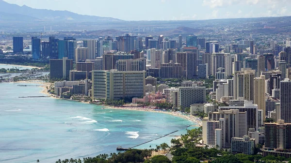 米国ハワイ州ホノルル市の空の景色 — ストック写真