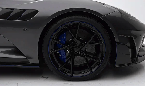 ミュンヘン ドイツ 2021年9月27日 フェラーリ812 Gtsマンシー エレガントなスポーツ要素と金属デザインの豪華な車の外装 自動車技術の概念 — ストック写真