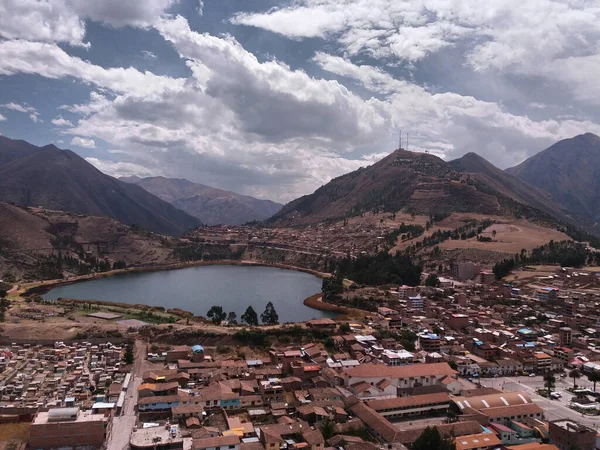 Вид Воздуха Архитектуру Куско Перу — стоковое фото