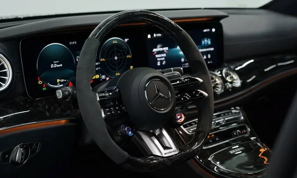 Stuttgart Almany Eylül 2021 Mercedes Amg Lüks Konforlu Modern Araba — Stok fotoğraf
