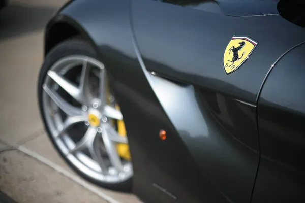 Kansas City Zjednoczone Państwa Września 2021 Zbliżenie Ferrari F12 Berlinetta — Zdjęcie stockowe