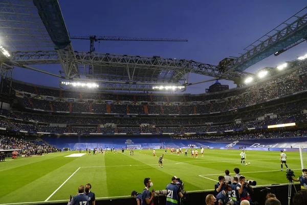 Мадрид Испания Сентября 2021 Года Игроки Время Матча Реал Мадрид — стоковое фото