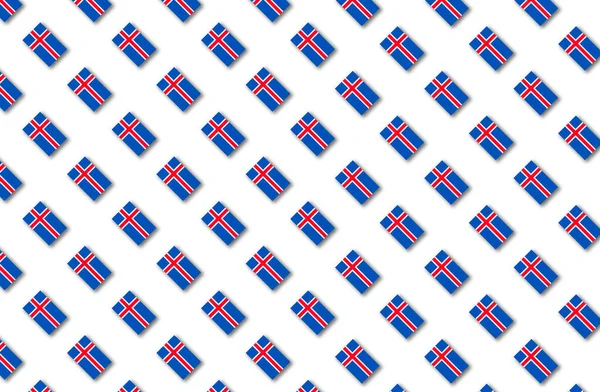 Motif Sans Couture Des Drapeaux Norvège Rangées Diagonales Sur Fond — Photo