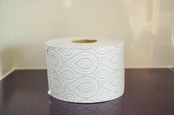 Closeup Shot Soft Toilet Tissue — Stock Photo, Image