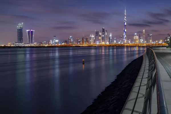 Vacker Utsikt Över Dubai City Förenade Arabemiraten — Stockfoto