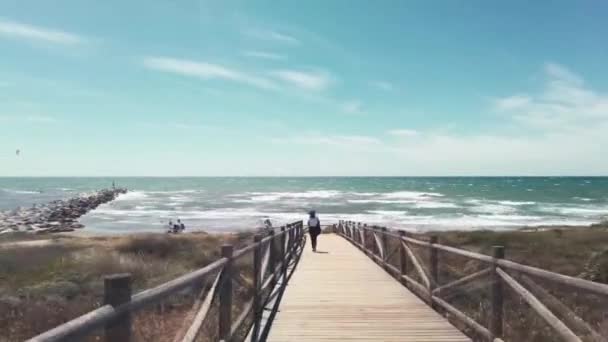 Όμορφη Θέα Στη Θάλασσα — Αρχείο Βίντεο