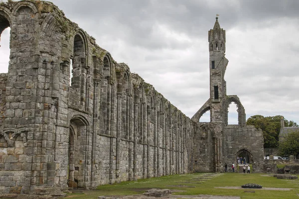 Las Ruinas Famosa Catedral Medieval San Andrés Bajo Cielo Azul — Foto de Stock