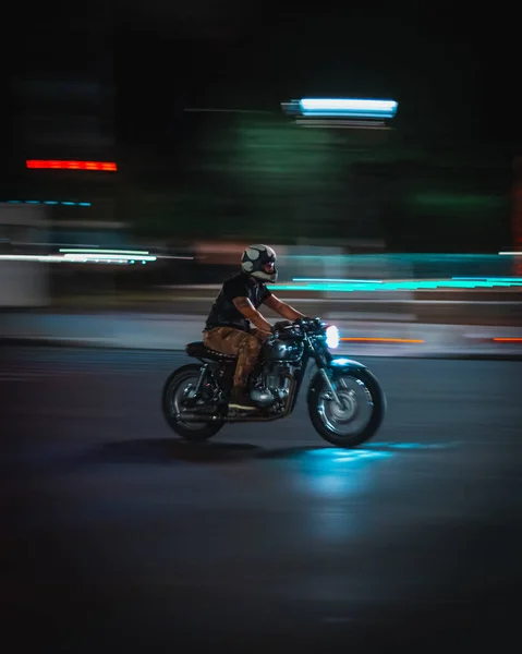 Bukarest Rumänien Juli 2021 Ein Motorrad Auf Der Straße Von — Stockfoto