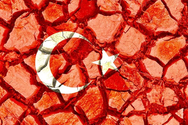 Абстрактна Турецька Концепція Екологічної Політики — стокове фото