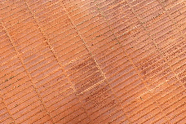 Υφή Των Πορτοκαλί Πλακιδίων Στο Πεζοδρόμιο Αφηρημένο Φόντο Μοτίβο — Φωτογραφία Αρχείου