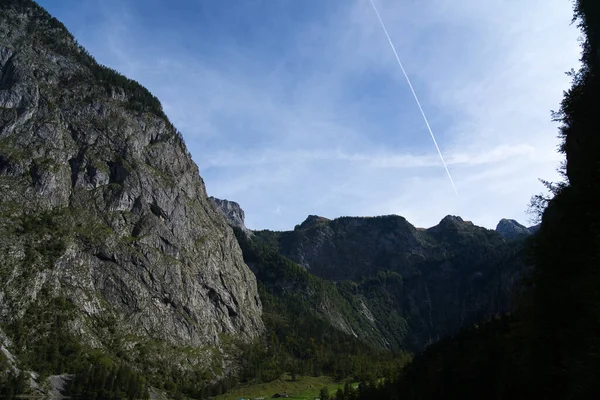 Parque Nacional Berchtesgaden Está Localizado Norte Alemanha Distinguido Por Belas — Fotografia de Stock