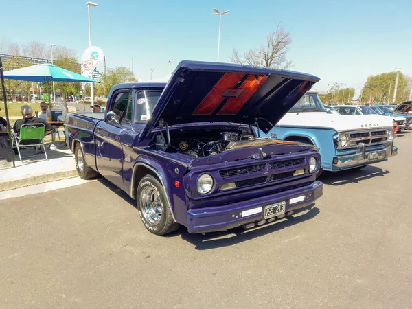 Avellaneda Buenos Naques Argentina Sep 2021 Openhood Classic Blue Pickup — 图库照片