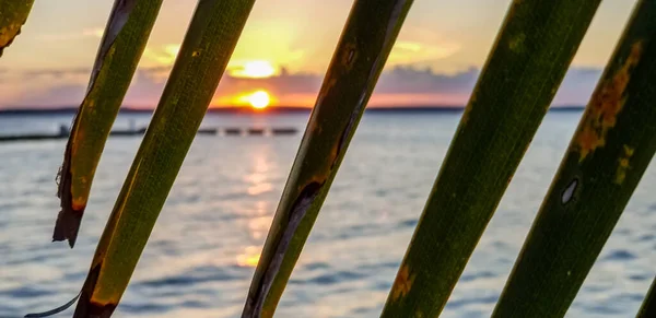 Incelles Atardeceres Ciudad Cienfuegos Cuba Podemos Apreciar Majestuocidad Sus Playas — стоковое фото