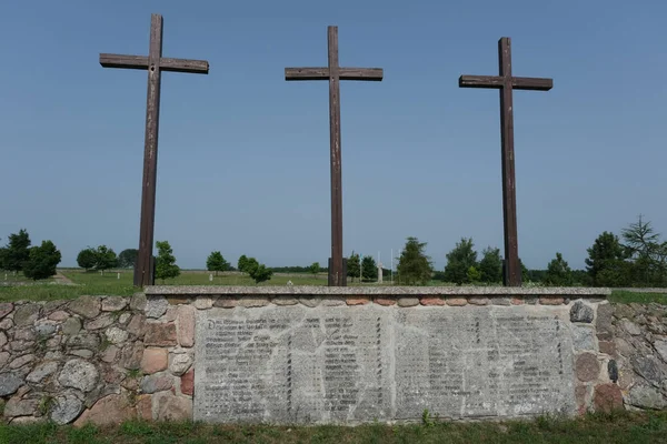 Elk Polonia Luglio 2021 Alce Bartosze Polonia Luglio 2021 Cimitero — Foto Stock