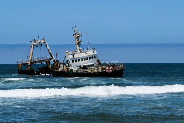 Skeleton Coast Namibia November 2012 Shipwreck Coast Namibia — Stock Photo, Image