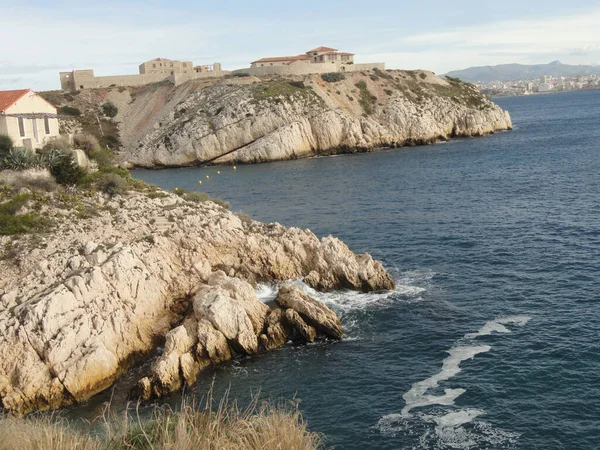 Marseilles Franciaország Nov 2016 Calanque Frioul Islands Közel Mareseilles — Stock Fotó