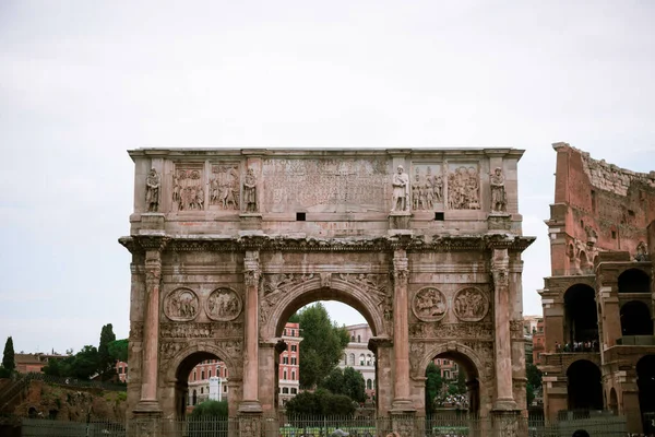 Rom Italien November 2019 Der Antike Bogen Konstantin Des Großen — Stockfoto