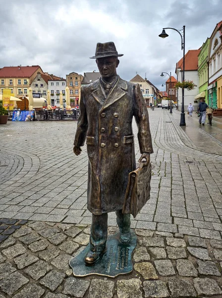 Darlowo Polen Aug 2021 Monument Van Stanislaw Dulewicz Eerste Naoorlogse — Stockfoto