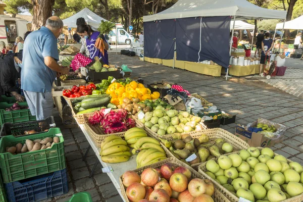 Marbella Spain October 2021 Local Produce Offered Organic Food Market — 图库照片