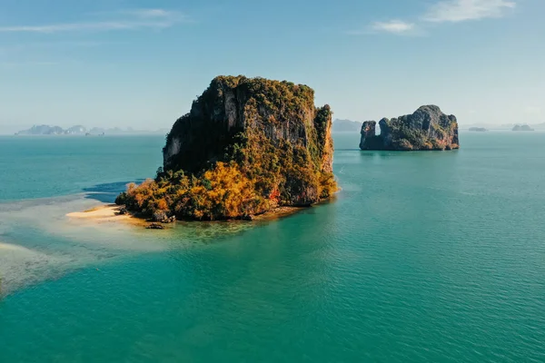 Ein Schöner Blick Auf Die Natur Mit Einem Ruhigen Blauen — Stockfoto