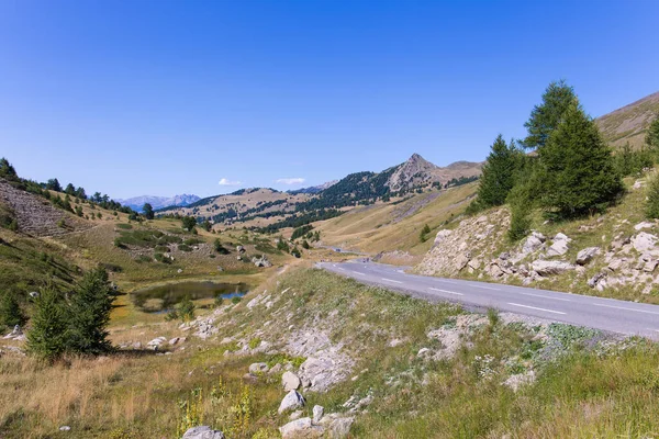 Bergspass Väg Col Vars Som Del Route Des Grandes Alpes — Stockfoto