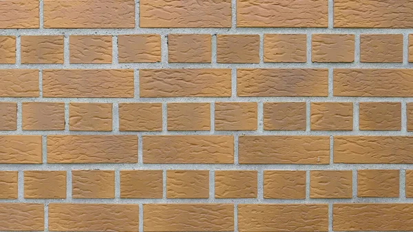 Orange Clinker Bricks Wall Brick Facade Texture Wallpaper — Stock Photo, Image