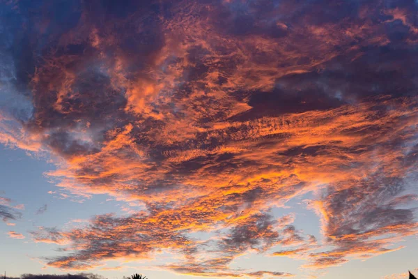 Background Colorful Sky Concept Dramatic Sunset Twilight Color Sky Clouds — Stock Photo, Image