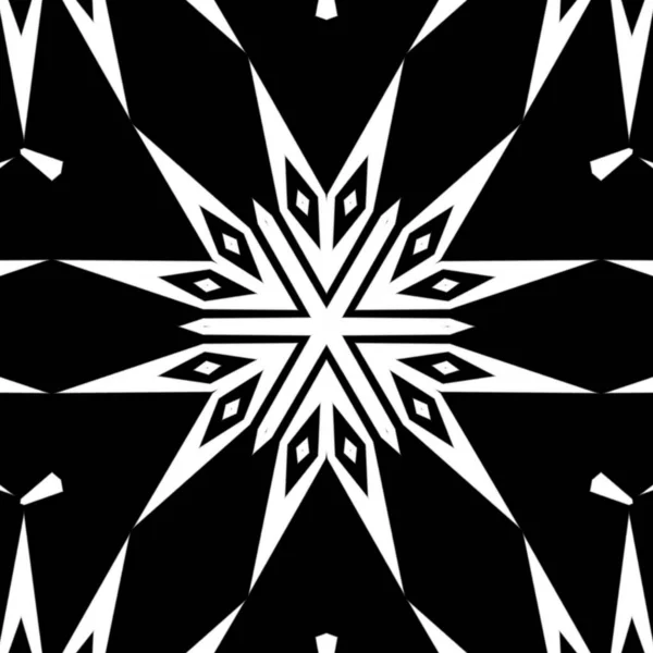Fekete Fehér Absztrakt Szimbólum Design — Stock Fotó