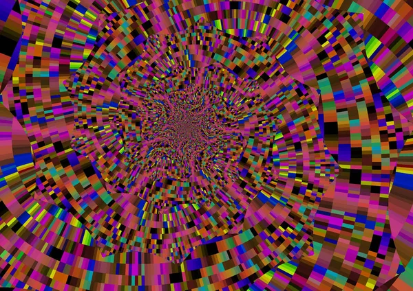 Padrão Espiral Pop Multicolorido — Fotografia de Stock