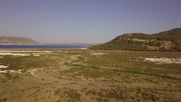 Vista Sulla Spiaggia Nel Nord Dell Israele — Video Stock