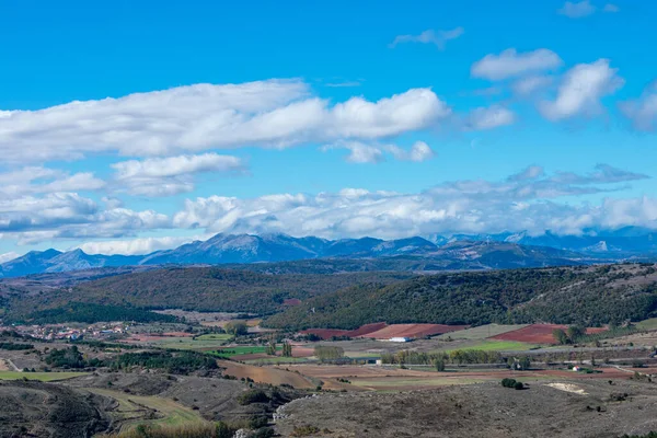 Piękny Widok Las Tuerces Palencia Hiszpania — Zdjęcie stockowe