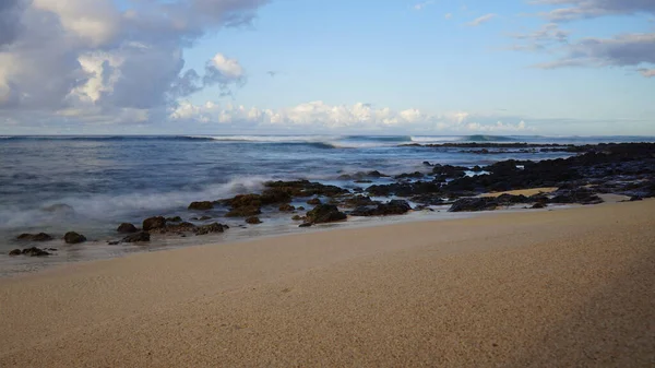 Una Vista Fascinante Playa Waiohai Kauai Hawaii — Foto de Stock