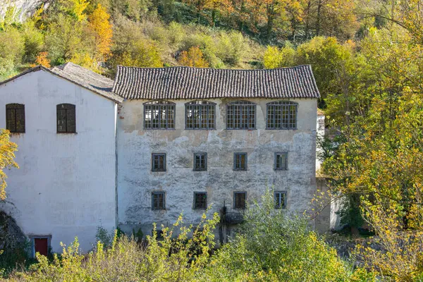 Prachtig Uitzicht Een Historisch Huis Aan Het Horadada Cannon Palencia — Stockfoto
