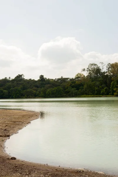 Vulcão Tecuamburro Lago Cratera Vulcânica Guatemala América Central — Fotografia de Stock