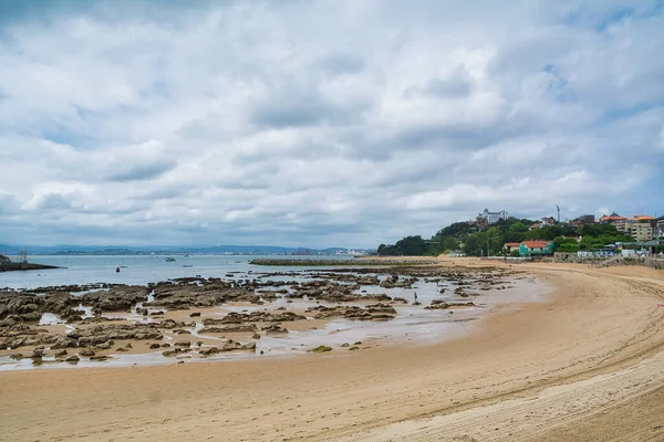 Playa Hermosa Ciudad Santander España Durante Día — Foto de Stock