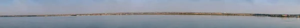 Una Toma Panorámica Del Lago Siutghiol Desde Mamaia Resort Rumania —  Fotos de Stock