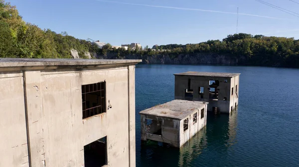 Abandoned Quarry Verplanck Hamlet New York State Usa — Stock Photo, Image