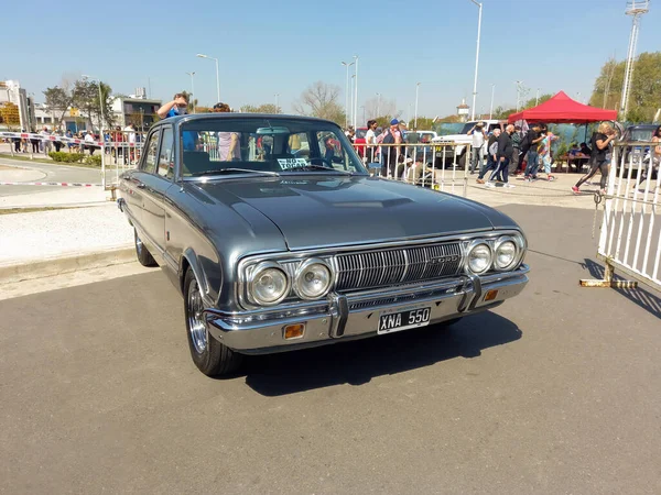 Avellaneda Buenos Aires Argentinien September 2021 Graue Klassische Ford Falcon — Stockfoto